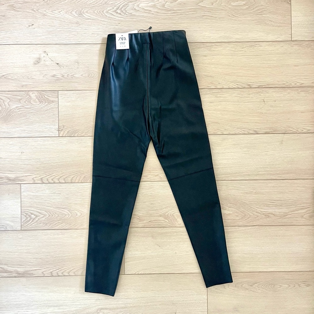 NEVER WORN, black Zara hi-rise leggings size S